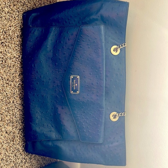 Kate Spade Tote. French navy. Used - Picture 1 of 8